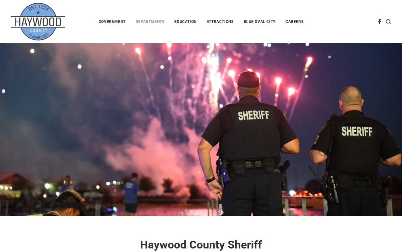 Haywood County Sheriff official booking record source