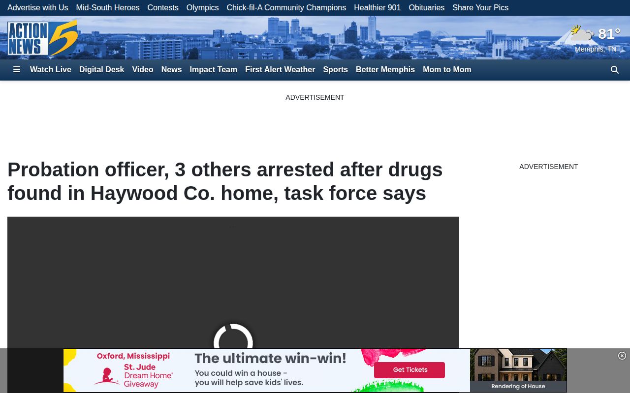 Regional Haywood County arrest report from WMC